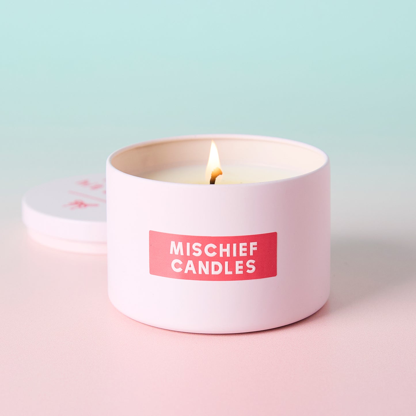 Hot Girls Forget Passwords Pink Tin Candle