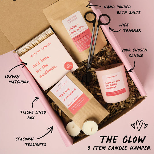 Funny Good Luck Gift Set The Glow Hamper