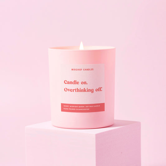 Relaxation Candle for Mental Reset Candle On Overthinking Off