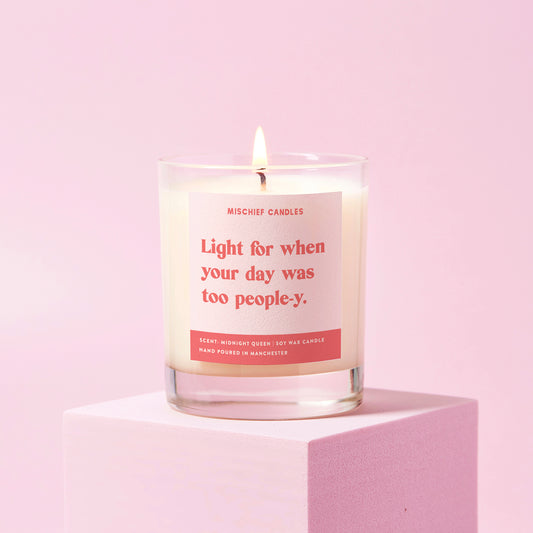 Introvert Candle Gift Light for When Your Day Was Too People-y