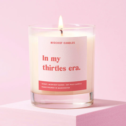 30th Birthday Gift Funny 30th Birthday Gift Candle Thirties Era