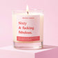 60th Birthday Gift Funny 60th Birthday Gift Candle Sixty And Fabulous