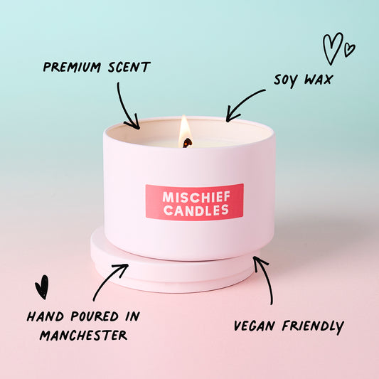 Slow Sundays Club Pink Tin Candle