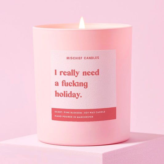 Funny Need a Holiday Friendship Gift For Her Funny Candle