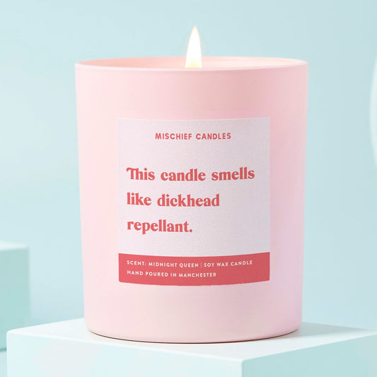 Funny Dickhead Repellant Friendship Gift For Her Funny Candle