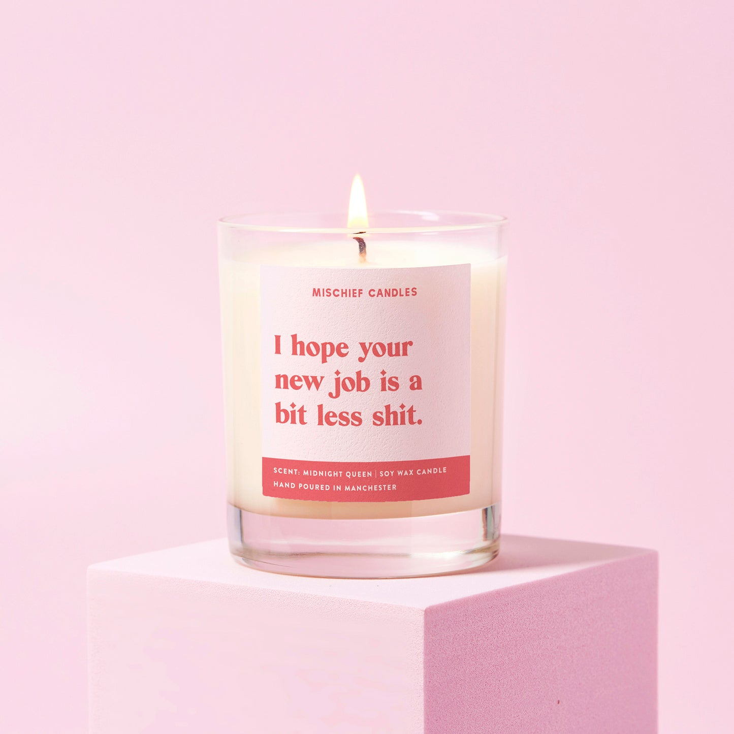 New Job Gift Funny Candle Hope Your New Job Is Less Shit