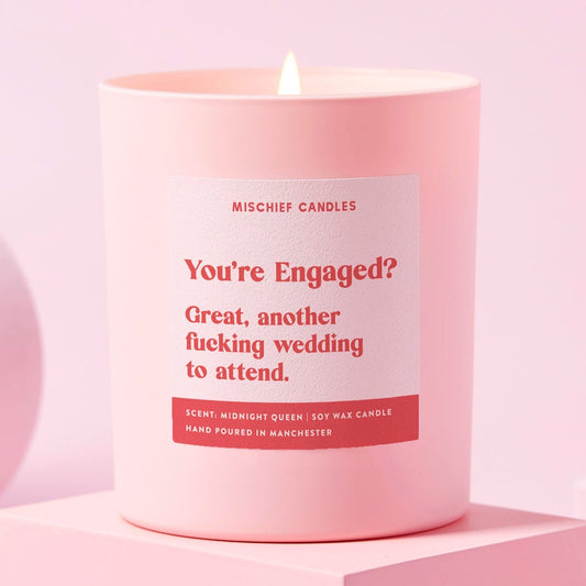 Engagement Gift Funny Candle Another Fucking Wedding