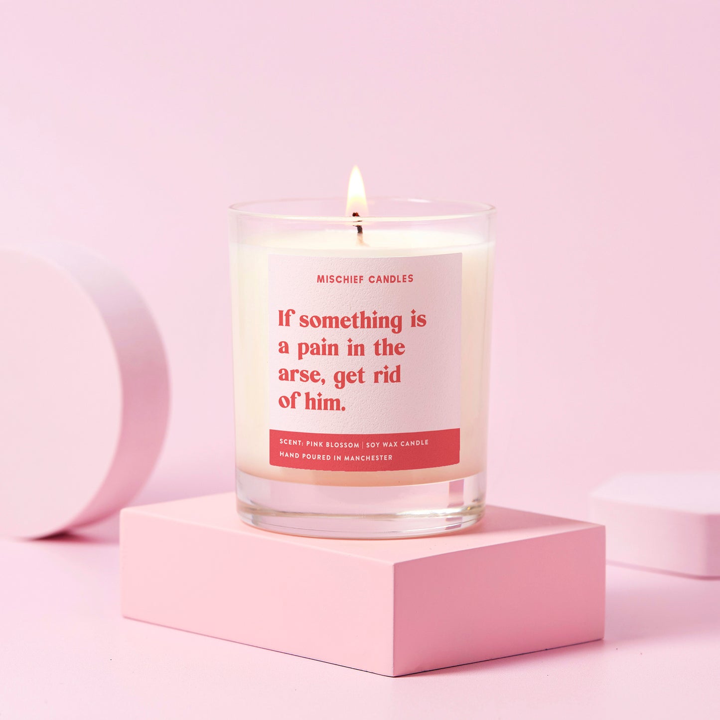 Funny Divorce Gift Candle Newly Single Get Rid of Him