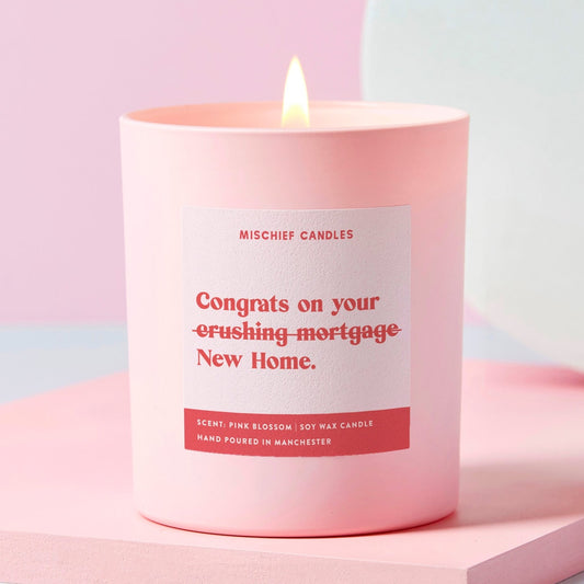 New Home Funny Housewarming Gift Candle Crushing Mortgage