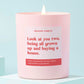 New Home Funny Gift Candle All Grown Up and Buying a House