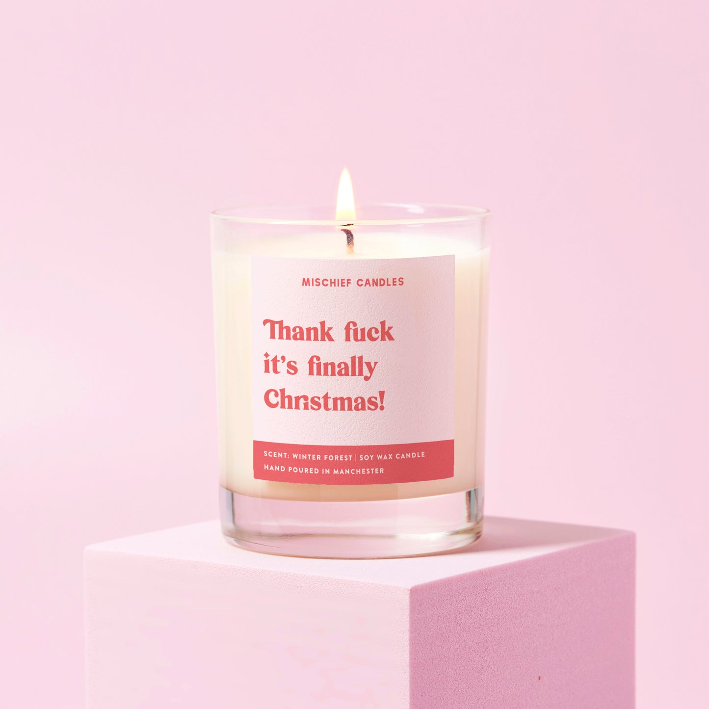 Funny Christmas Gift For Her Christmas Candle It's Finally Christmas