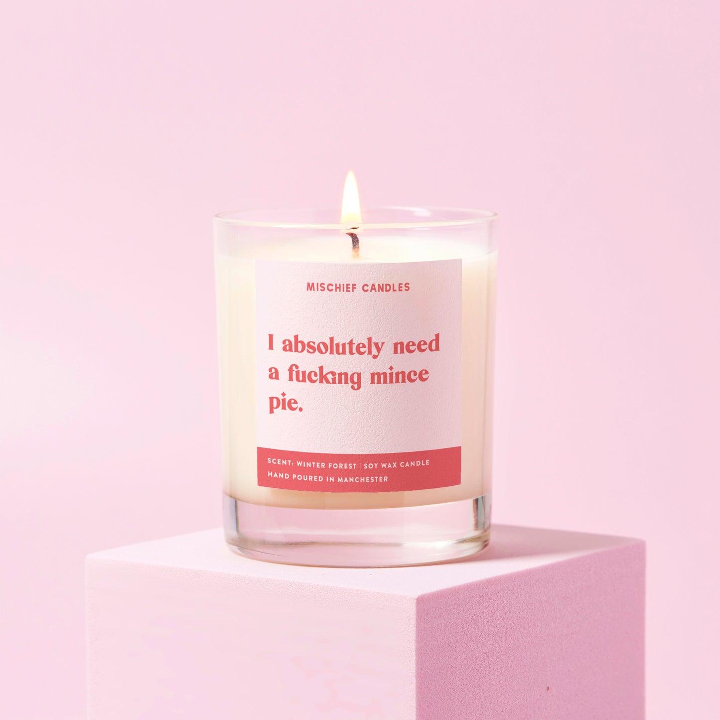 Funny Christmas Gift Stocking Filler Candle I Need A Mince Pie